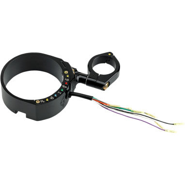 SPEEDO RELOCATION BRACKETS WITH EASY MOUNT CLAMP FOR HARLEY-DAVIDSON