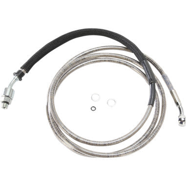 STAINLESS STEEL HYDRAULIC CLUTCH LINES FOR HARLEY-DAVIDSON