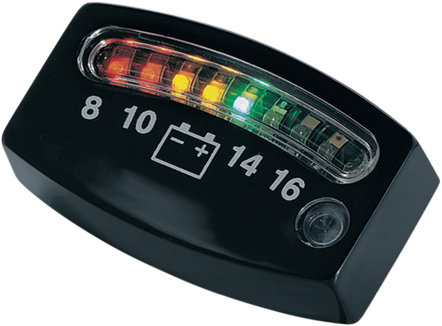 KURYAKYN LED BATTERY GAUGES GAUGE BATTERY LED BLACK