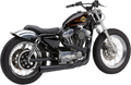 COBRA EL DIABLO 2-INTO-1 EXHAUST SYSTEMS FOR HARLEY-DAVIDSON 1996 - 2003 Black El Diablo 2-Into-1 Exhaust System