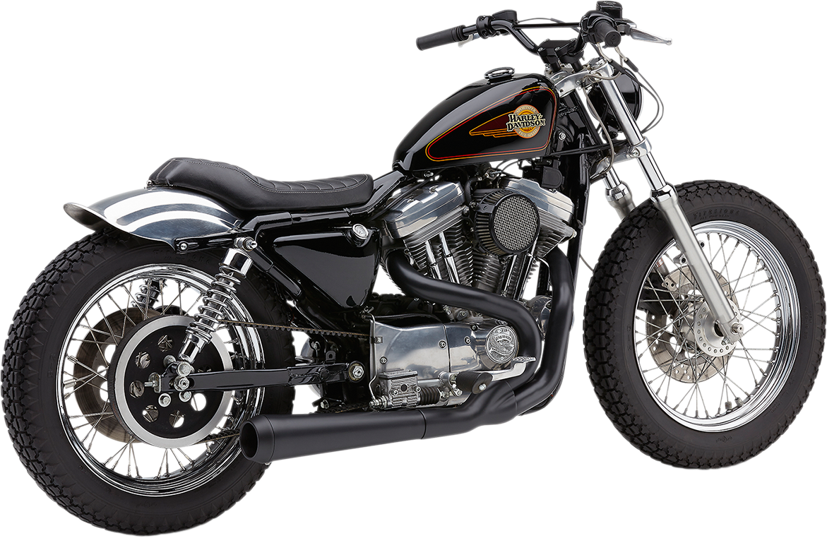 COBRA EL DIABLO 2-INTO-1 EXHAUST SYSTEMS FOR HARLEY-DAVIDSON 1996 - 2003 Black El Diablo 2-Into-1 Exhaust System