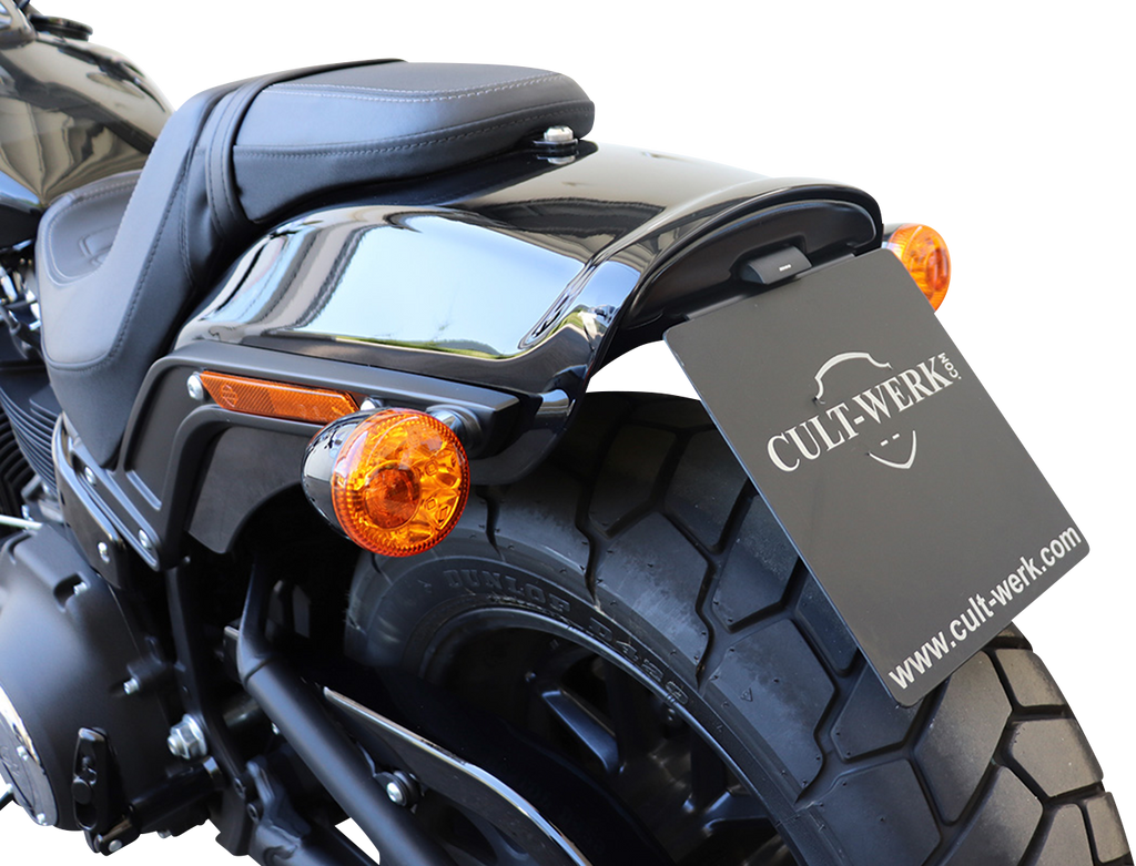 Porta Matricula Central Para Harley Davidson