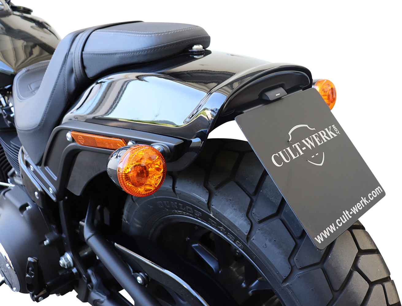 Porta Matricula Central Para Harley Davidson