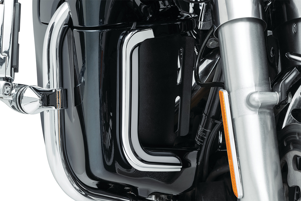 Tracer Untere Verkleidung Akzentlichter Chrom für Harley Davidson