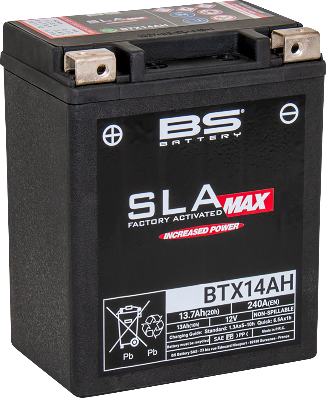 SLA Max Factory-Activated Agm Maintenance-Free Batteries
