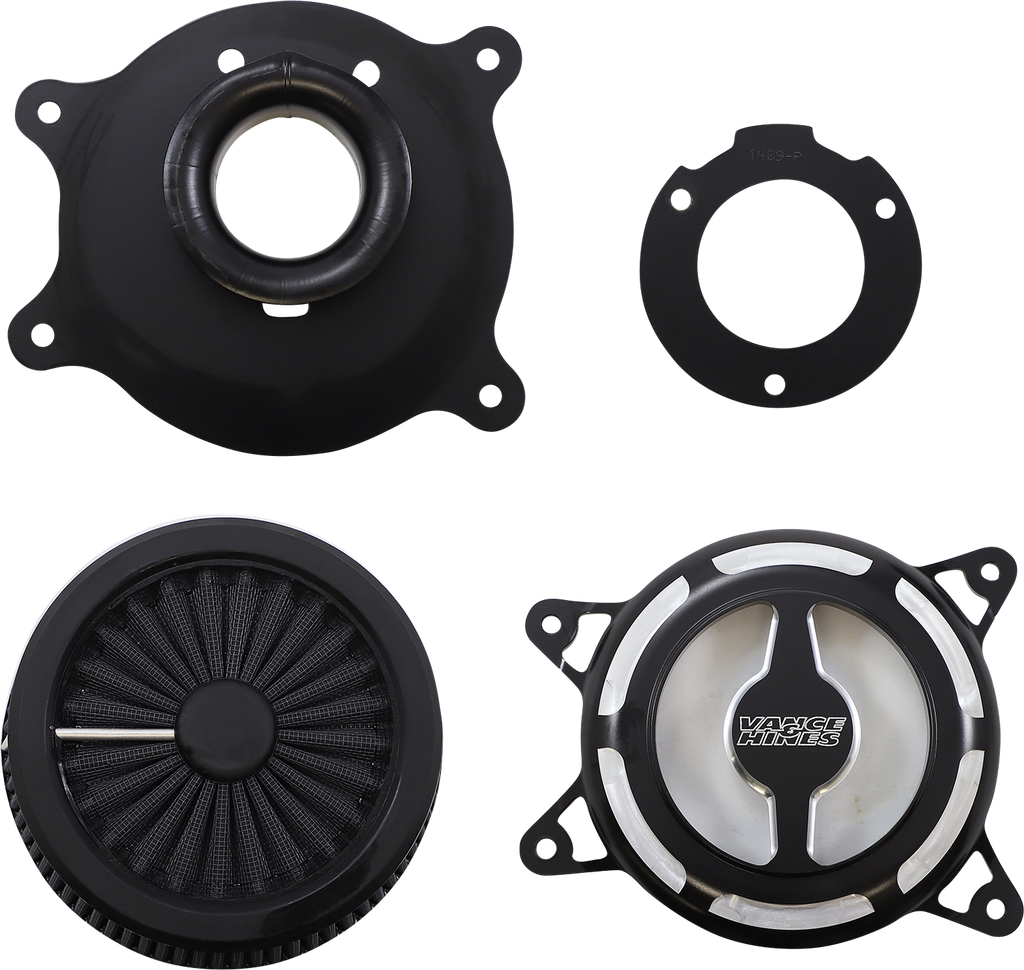 VO2 Blade Air Intakes Black Contrast For Harley Davidson