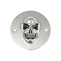 Chrome Skull Point Cvr Horizontal For Harley-Davidson