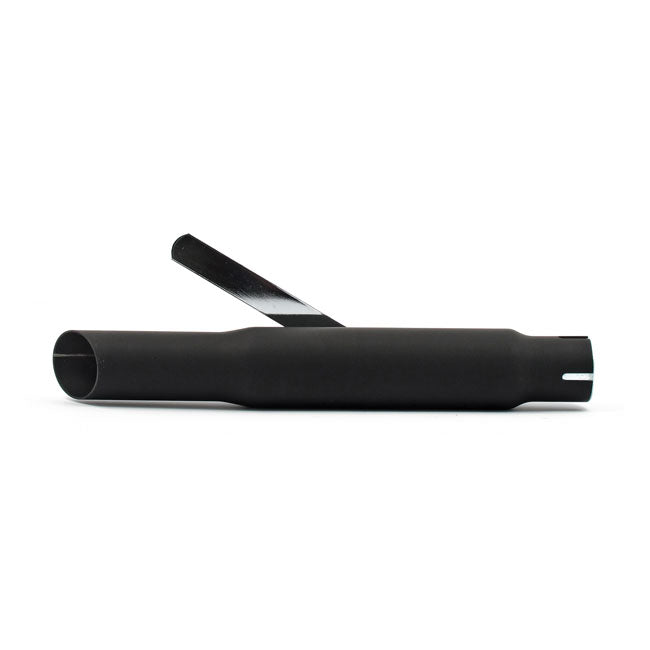 Slash Cut Shorty Muffler Only, Black For Harley-Davidson