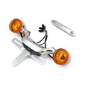 Bullet Turn Signal Bar & Licence Plate For Harley-Davidson