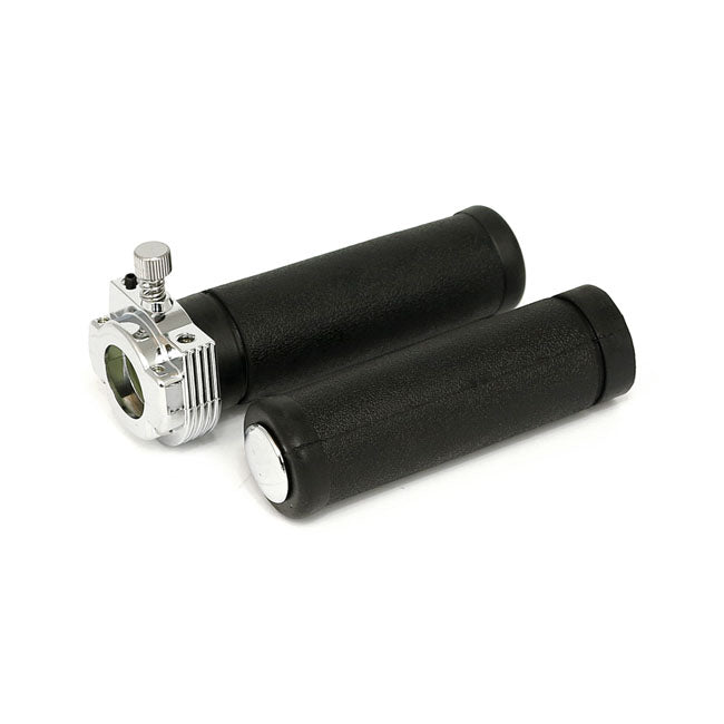 Throttle Assy, With Grips. Single For Harley-Davidson