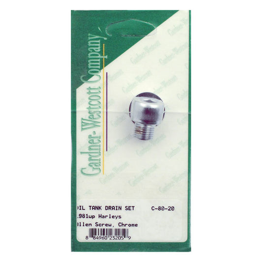 Gw Oil Tank Drain Plug, Allen For Harley-Davidson