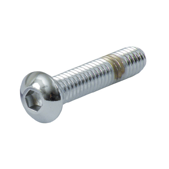 5 Tornillo 5/16-18 X 1 1/2 Inch Buttonhead Bolt Chrome For Harley-Davidson 5 Pack