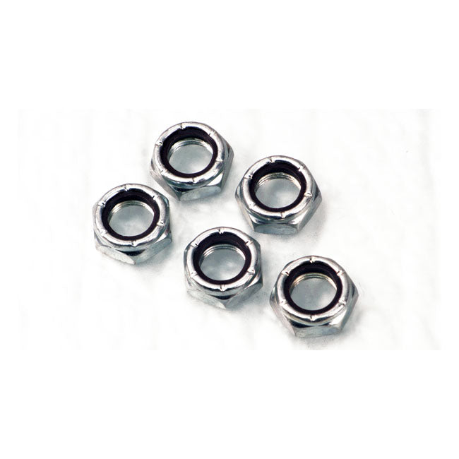 Jam Lock Nut Zinc, 5/8-18 For Harley-Davidson