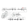 Thrust Washer, Mainshaft Right Set For Harley-Davidson
