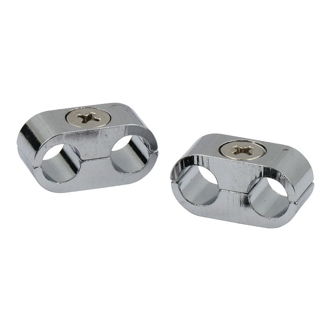 8mm Spark Plug Wire Separators Chrome For Harley-Davidson