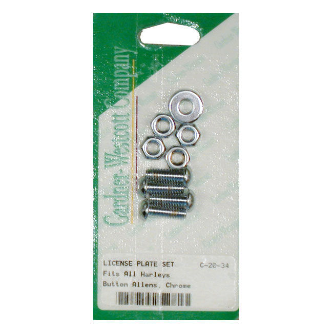 License Plate Mount Kit, Allen For Harley-Davidson