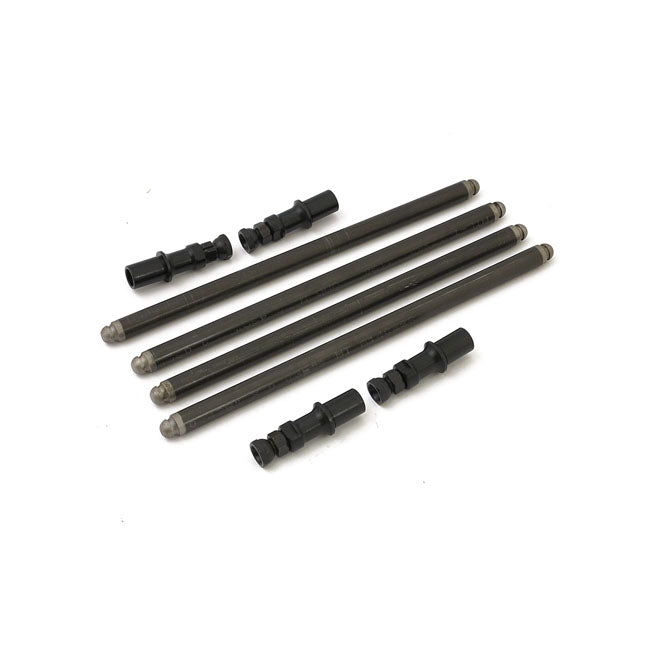 Chrome Moly Pushrod Kit, Solid For Harley-Davidson