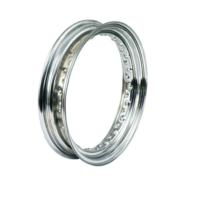 Chrome Dropcenter Rim, 3.00 X 16 For Harley-Davidson