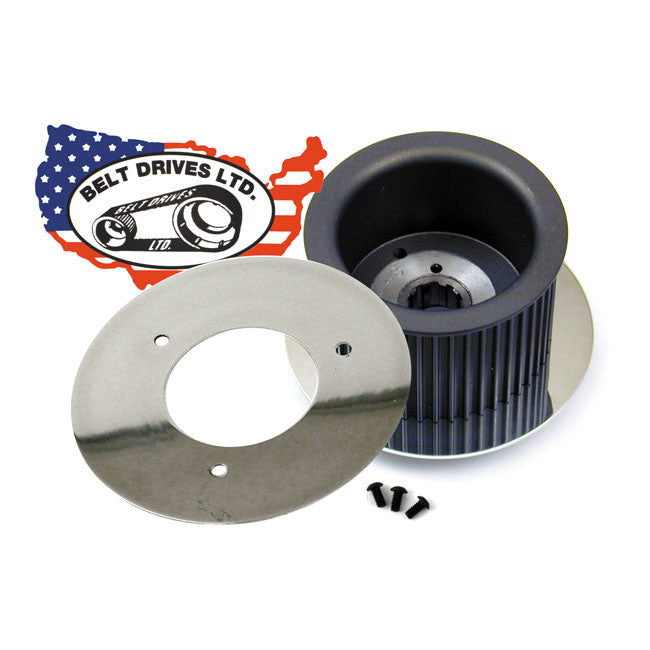 Bdl Polished Alternator Cover Plate For Harley-Davidson