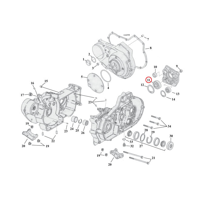 Ball Bearing, Mainshaft Transm. For Harley-Davidson