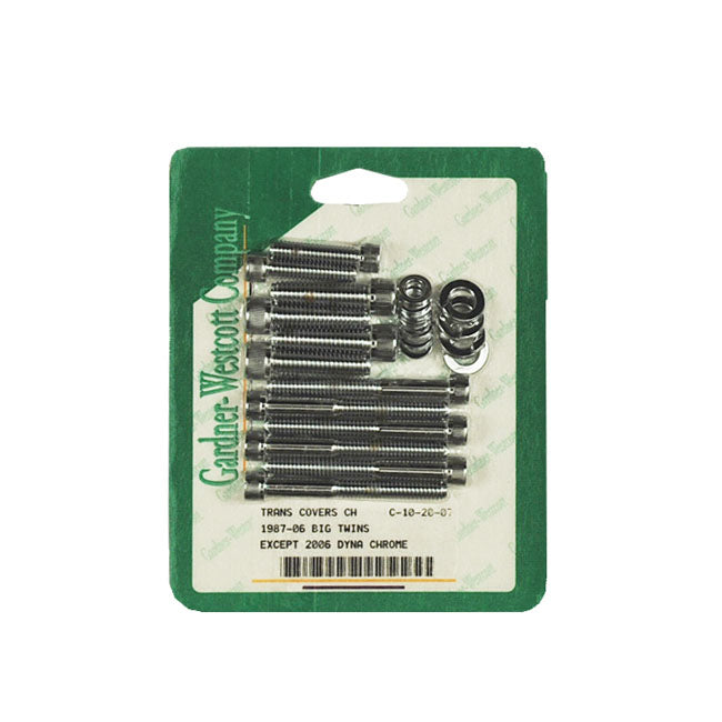 Transm. Side Cover Screw Kit, Allen For Harley-Davidson
