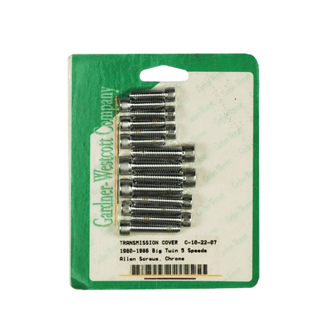 Trans Side Cover Screw Kit, Allen Head For Harley-Davidson