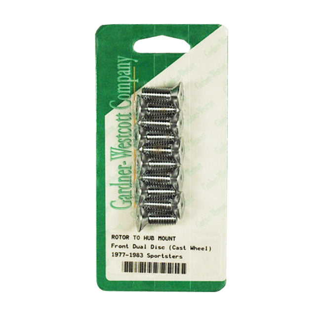 Brake Rotor Bolt Kit, Tapered Flathead For Harley-Davidson