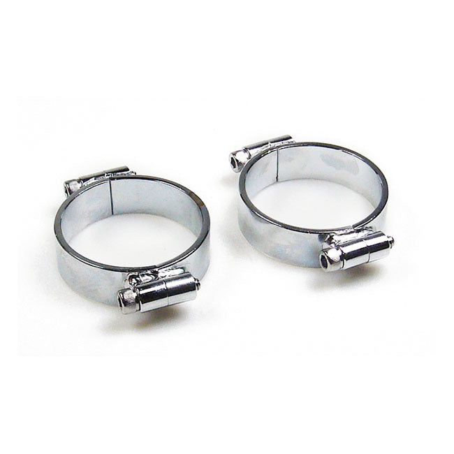 Intake Clamps Heavy Duty, Chrome For Harley-Davidson