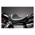 Le Pera Stubs Cafe Seat, Pleated For Harley-Davidson