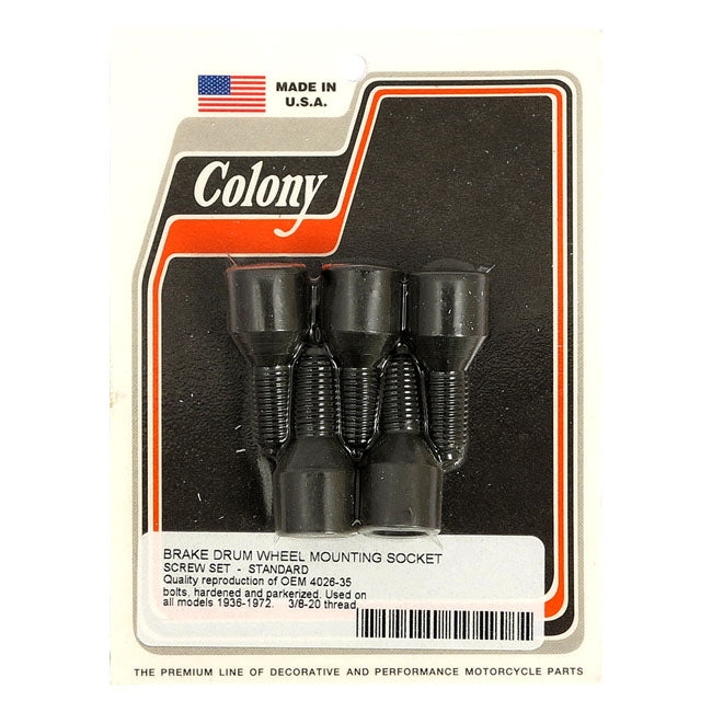Colony Mounting Bolt, Brake Drum For Harley-Davidson
