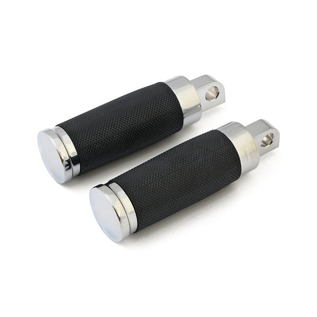 Caliber Footpegs, Chrome For Harley-Davidson