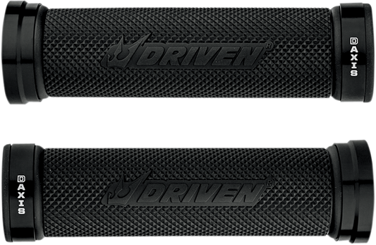 DRIVEN RACING D-AXIS GRIPS GRIP D-AXIS BLACK/BLACK