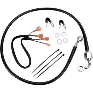 STANDARD LENGTH STAINLESS STEEL BRAKE LINE KITS FOR HARLEY-DAVIDSON