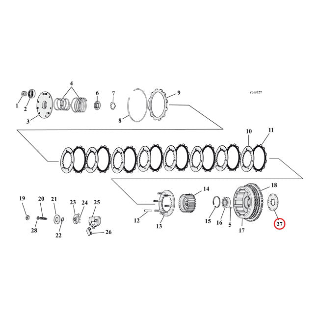 Kickstarter Ratchet For Harley-Davidson