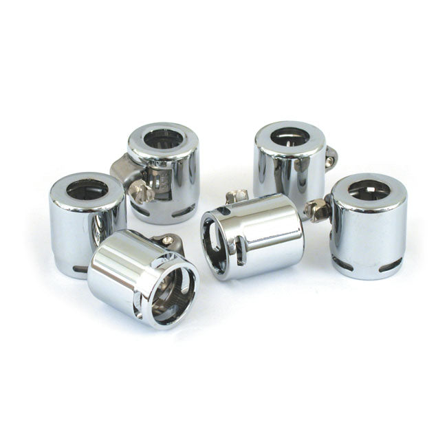 Smooth Hose Clamps, 3/8 Inch Slotted For Harley-Davidson