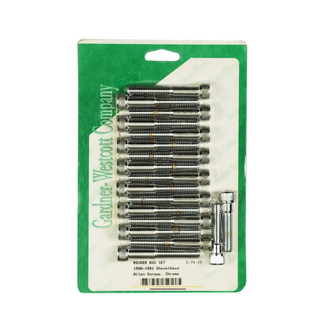 Rocker Box Bolt Kit, Allen For Harley-Davidson