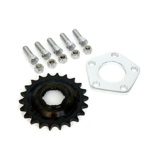 1/4inch Offset Sprocket & Spacer Kit 22t For Harley-Davidson