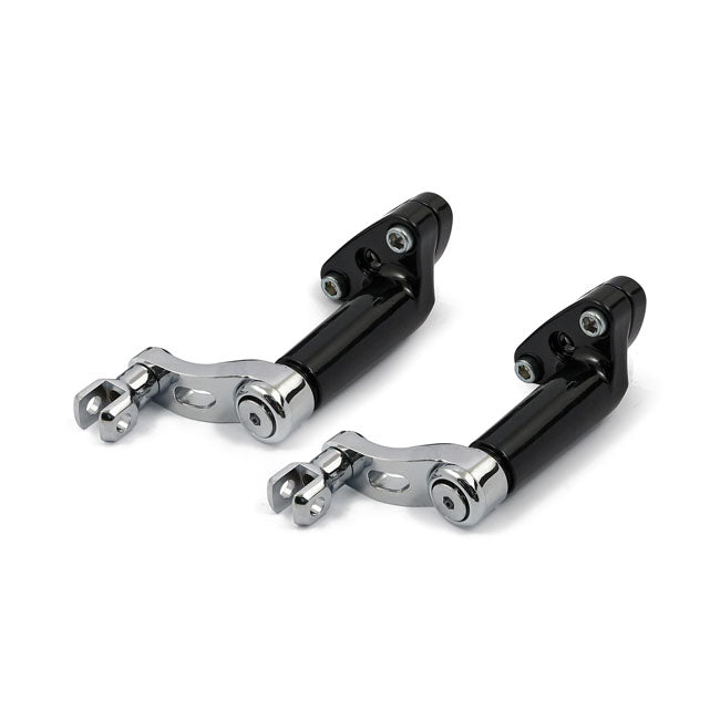 Soporte Posapies Pasajero Ajustable Para Harley-Davidson Softail