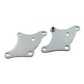 Motor Mount Plates, Front. Chrome For Harley-Davidson