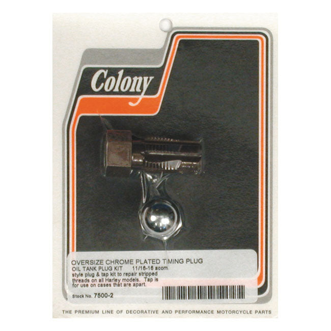 Colony O.S. Timing Plug And Tap Kit For Harley-Davidson