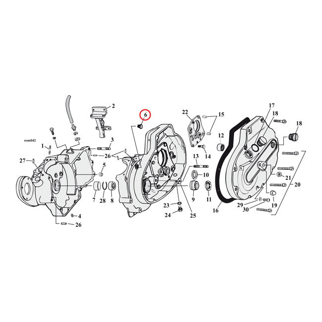 Colonia, spina di tempo di oversize/drenaggio. Acorn per Harley Davidson