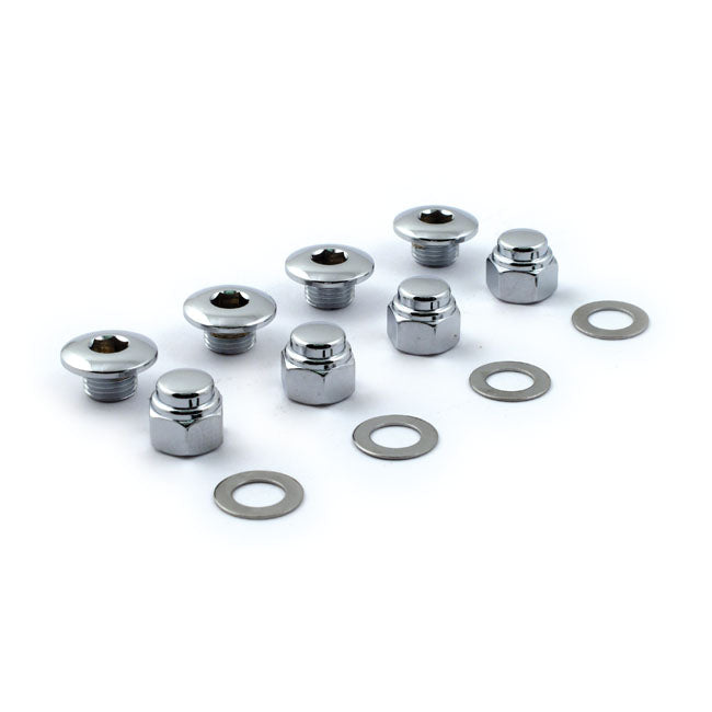 Rocker Shaft Plug & Nut Kit For Harley-Davidson