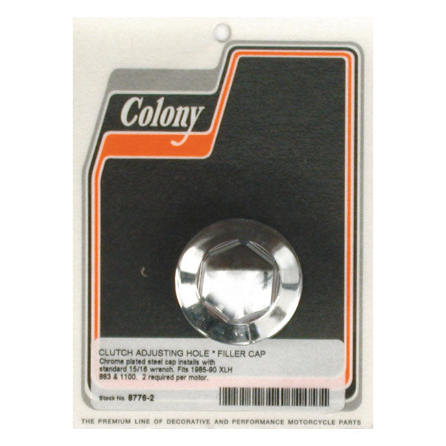 Colony Prim Oil Fill & Clutch Adj. Plug For Harley-Davidson