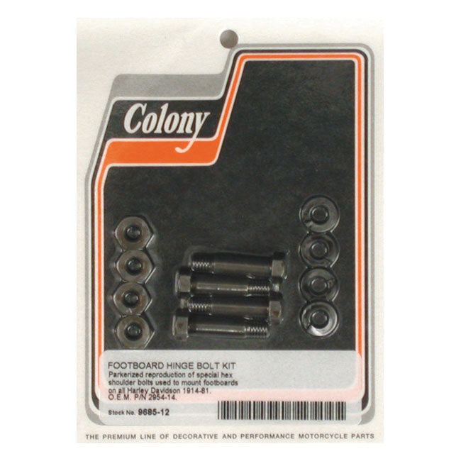 Colony Floorboard Hinge Bolt Mount Kit For Harley-Davidson