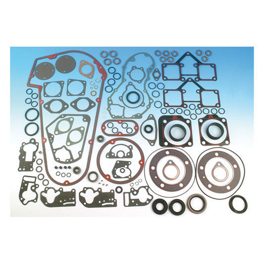 James Motor Gasket Set. Fire/Silicone For Harley-Davidson