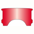 National Cycle, Repl. Adj. Window. Red For Harley-Davidson