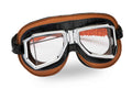 Classic Motorcycle Aviator Glasses Climax Custom 513-S Googles Made in Spain