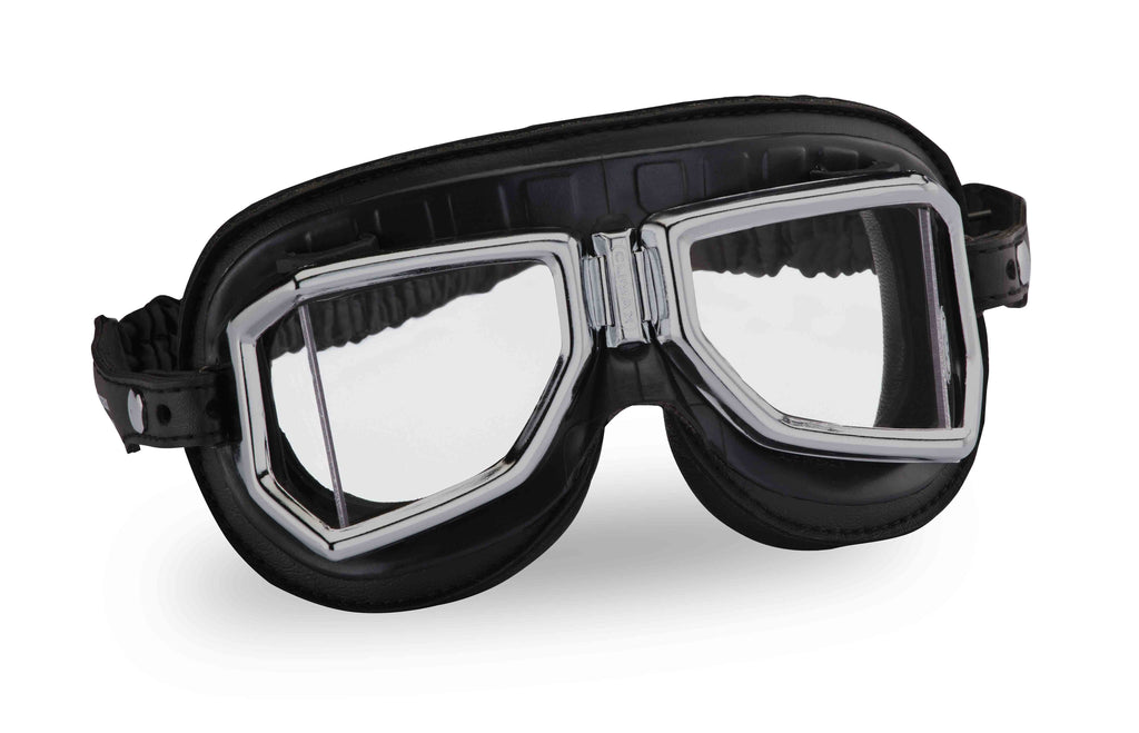 Klassische Motorrad-Fliegerbrille Climax Custom 513-SNP Googles Made in Spain