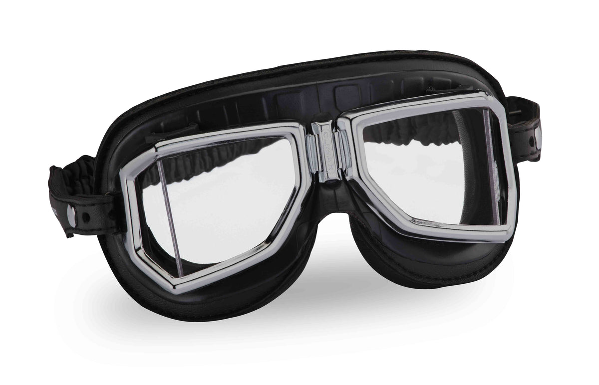 Klassische Motorrad-Fliegerbrille Climax Custom 513-SNP Googles Made in Spain