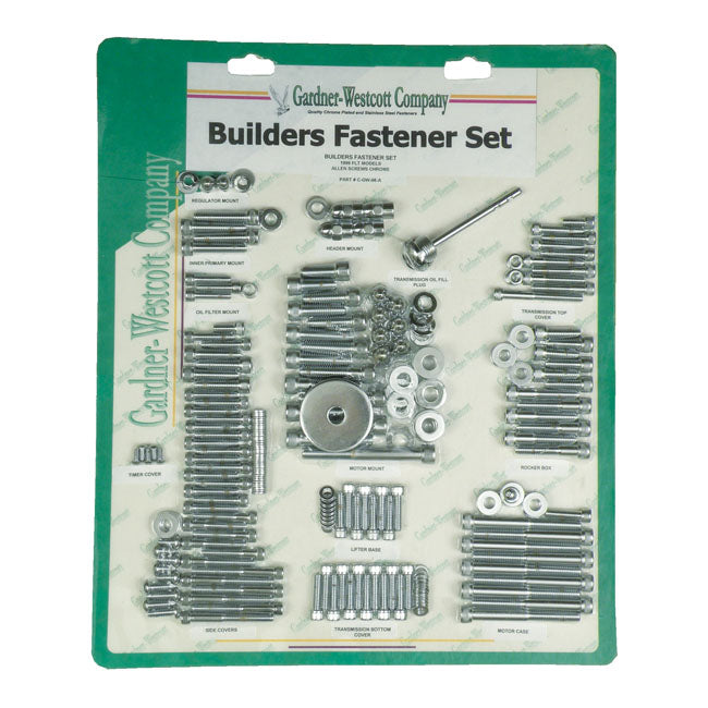 Gw Builders Fastener Set, Allen For Harley-Davidson